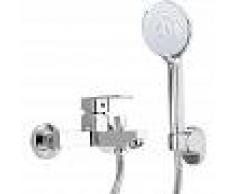 INSMA Kit Mezclador de ducha Apple + Grifo de cascada de montaje en pared +