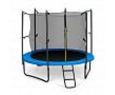 Klarfit Rocketboy 250 Cama elástica Trampolin 250cm Red de seguridad