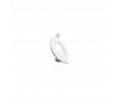 HOMEMANIA Foco Empotrado LED Redondo - de Techo, Pared - Blanco en Metal, 8,5 x