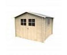 DéCOR ET JARDIN Caseta de madera - Galerna (19 mm, 270 x 270 cm, 7.24 m²) - DéCOR ET