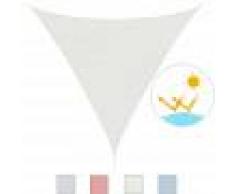 Outsunny Toldo Vela Sombrilla Parasol Triangulo Tejido de Poliester 185