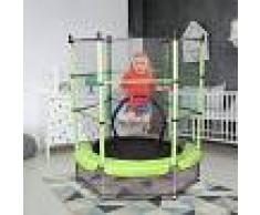 COSTWAY Trampolín Infantil Cama Elástica de Jardín Parque con Red de Seguridad