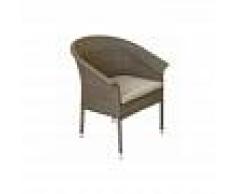 LDK GARDEN Sillon Jardin 64X57X82Cm Apil Ldk Garden Rattan Pe Topo Marlen