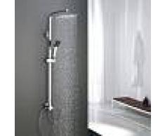 WOOHSE Sistema de ducha sin armadura WOOHSE, cabezal de ducha de lluvia de