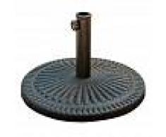 AKTIVE Base sombrilla poliresina Garden circular (Aktive 53903)