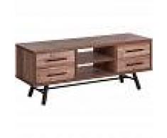 BELIANI Mueble TV madera clara ATLANTA - BELIANI