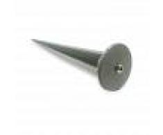 BARCELONA LED Estaca soporte de aluminio para foco LED de exterior Aluminio Plata