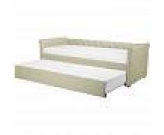 BELIANI Cama nido con somier beige 90x200 cm LIBOURNE - BELIANI