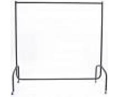 HOMCOM Perchero Colgador 180x60x150cm Organizador Armarios con Ruedas