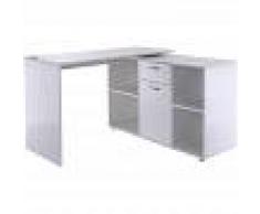 HOMCOM Escritorio Mesa de Ordenador Mesa Esquinera Oficina 2 Formas con