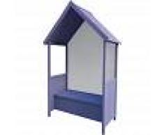 GARDIUN Marquesina Gardiun Alice Purple 75x137x223 cm de Madera con Banco