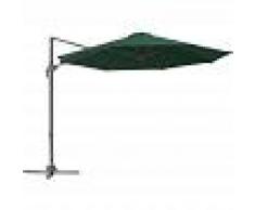 TECTAKE Parasol Daria - parasol excéntrico de jardín, sombrilla metálica para