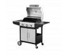 SOLSUN-GRILL Barbacoa de gas BENITATXELL - 3 HORNILLOS - SOLSUN-GRILL