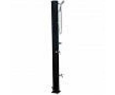 HABITAT ET JARDIN Ducha solar redonda PVC Fresh 14 - 40L + grifo mezclador y enjuague de