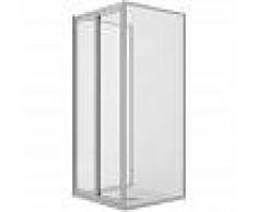 IDRALITE Cabina de ducha a 3 lados 80x70x80CM H198 Cristal Transparente 2