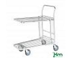 KONGAMEK Carro Encajable Con Estante Superior Plegable - KONGAMEK