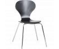 BELIANI Silla de comedor negra QUEENS - BELIANI