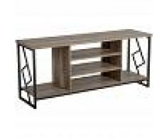 BELIANI Mueble TV en madera oscura FORRES - BELIANI