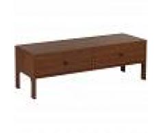 BELIANI Mueble TV madera oscura CORINA - BELIANI
