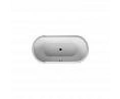 DURAVIT AG Bañera ovalada Duravit Starck 160x80cm, un respaldo inclinado, 700409,