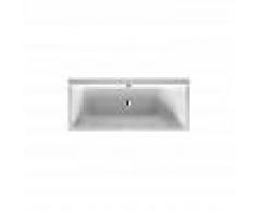 DURAVIT AG Duravit P3 Comforts bañera rectangular, 170x75cm, respaldo inclinado a