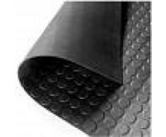 JARDIN202 Suelo Goma Circulo Negro - Rollo 3 mm 15 x 1,50 m - JARDIN202