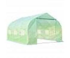 Outsunny Invernadero Caseta 350 x 300 x 200 Jardin Terraza Cultivo de