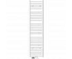 ECD Germany Radiador de baño 400 x 1800 mm toalla blanca derecha con