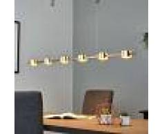 LUCANDE Lámpara LED colgante Niro, atenua., acabado dorado - LUCANDE