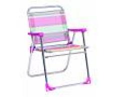 ALCO Sillon Fijo Fibriline Aluminio Rayas - ALCO