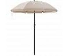 SONGMICS Parasol de 2m de Diámetro de Arco, Sombrilla, Protección Solar, Capota