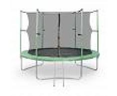 Klarfit Rocketstart XXXL - Cama elástica Trampolin 400 cm Red de