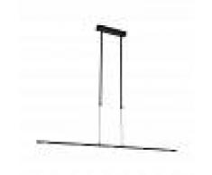 QAZQA Moderno Lámpara colgante moderna negra LED - BOLD Aluminio