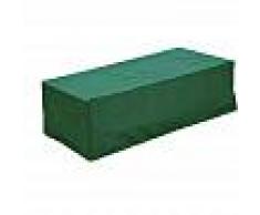 INSMA VERDE impermeable muebles de jardín cubre exterior rectángulo barbacoa