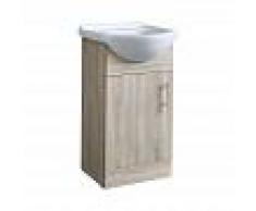 HUDSON REED Mueble de Lavabo Efecto Roble 44x78x45cm - HUDSON REED