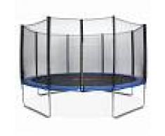 ALICE'S GARDEN Camas elásticas 430 cm,trampolín para niños,hasta 150kg,Azul,Venus