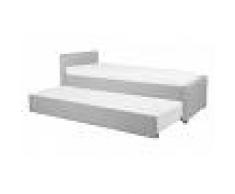 BELIANI Cama nido con somier gris claro 90x200 cm MARMANDE - BELIANI