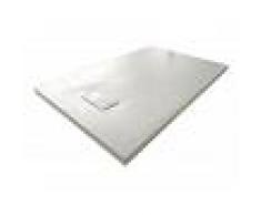 IDRALITE Plato de ducha 70x110x2,6 CM Rectangular Blanco Efecto Piedra mod.