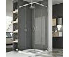 IDRALITE Mampara de ducha 70x120CM H185 Transparente mod. Junior - IDRALITE