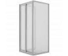 IDRALITE Cabina de ducha a 3 lados 75x70x75CM H185 Cristal Impreso C 2
