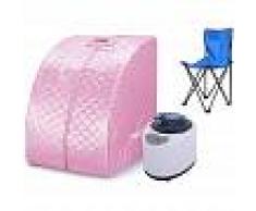 OOBEST Portátil Sauna de Vapor SPA en Casa y Silla Pérdida de Peso