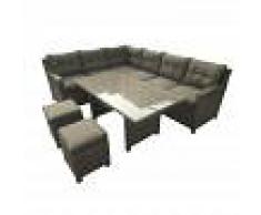 NATUUR Mueble Jard 203.5x75x84cm Natuur Ratan Gr Mo Esquinero 2 Ta