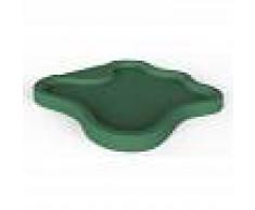 ARKEMA DESIGN - PRODOTTO MADE IN ITALY Plato de ducha verde para el jardín cm 107x103x9 ARKEMA DESIGN