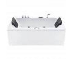 BELIANI Bañera de hidromasaje - Spa - Bañera rectangular - Izquierda - VARADERO