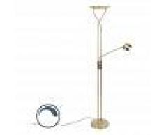 QAZQA Moderno Uplighter moderno dorado LED flexo - MALLORCA Acero