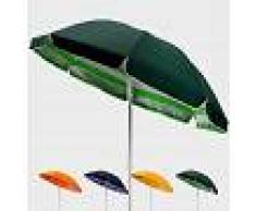 BEACHLINE Sombrilla para playa y jardín algodón 200 cm TROPICANA Verde oscuro