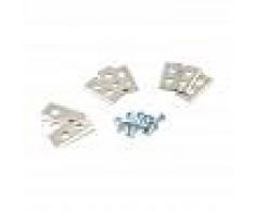 vhbw 9x Cuchillas adecuadas para robot cortacésped Worx Landroid