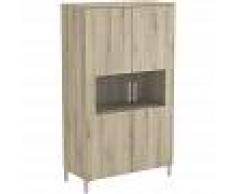 DEMEYERE VITRINA 2 PUERTAS ELANCE Color - Roble - DEMEYERE
