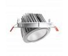 EFECTOLED Foco Proyector LED SAMSUNG 120lm/W Direccionable Circular Plata 60W