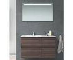 STANO Conjunto TUELA, Mueble de lavabo 100cm y espejo TEA - STANO